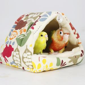 Caldo 19cm x 19cm x 20cm gabbia pappagallo capanna tenda amaca uccelli appeso nido per uccelli azzurri cacatua uccelli forniture - Product Image 1