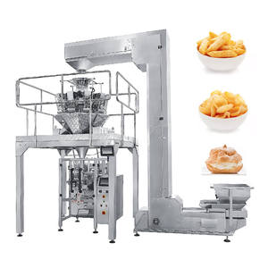 Pain Vertical gâteau beurre papier Pop confiture pochette automatique à plusieurs rangées congélation française 2.5Kg Machine à emballer les frites - Product Image 3