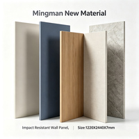 Panneau mural en PVC résistant aux chocs Mingman Factory, panneau de protection anti-collision, revêtement mural imperméable pour projets mondiaux