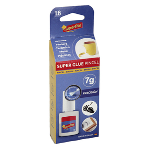 Adesivo Cianoacrilato 7 Grammi con Pennello Superglue - Product Image 1
