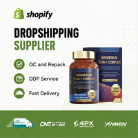 Service de dropshipping : Complément complexe de magnésium 12-en-1, 700 mg par dose, favorise le bien-être quotidien, 120 capsules, OEM disponible