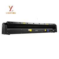 Luz Láser RGB de Haz Delgado de 8 Cabezas, 80W, 20 Canales, DMX512, Eje Y 270 °   Proyector Láser Giratorio Activado por Sonido para Escenarios