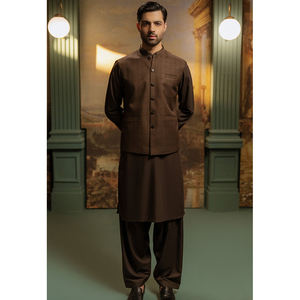 Produit le plus populaire Conception personnalisée Gilet de mariage pour hommes Gilet pour hommes confortable et respirant pour vêtements de cérémonie - Product Image 4