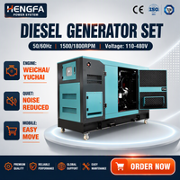 Vente directe usine – Générateur diesel silencieux CE ISO ATS 50 kVA Weichai/Yuchai 40 kW 480 V 50/60 Hz – Centrale électrique de secours insonorisée pour la maison