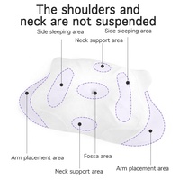 Oreiller ergonomique médical en mousse à mémoire de forme pour le sommeil, soutien cervical orthopédique