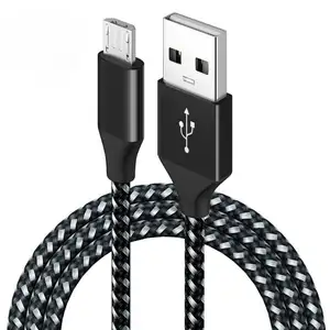 JMTJM 1 м/2 м/3 м нейлоновый плетеный кабель V8 Micro Usb кабель для быстрой зарядки данных для телефона Android 2.4A Быстрая зарядка