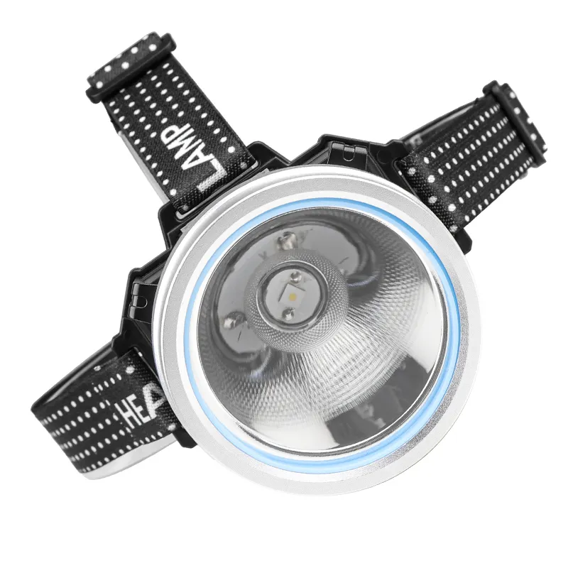 Waterproof 30W LED Type C USB Rechargeable Mining Headlamp Power Bank Super Bright LED Headlamp