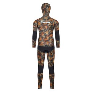 <span class=keywords><strong>Traje</strong></span> de <span class=keywords><strong>neopreno</strong></span> de camuflaje con capucha, <span class=keywords><strong>traje</strong></span> de surf personalizado de manga larga, <span class=keywords><strong>traje</strong></span> de buceo, natación, pesca, 3mm, 5mm, 2 piezas - Product Image 3