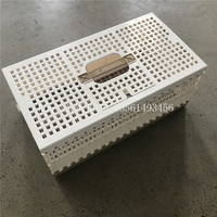 Cage à oiseaux en plastique ABS de 73cm, plie et pliable, cage pour les poules, livraison gratuite