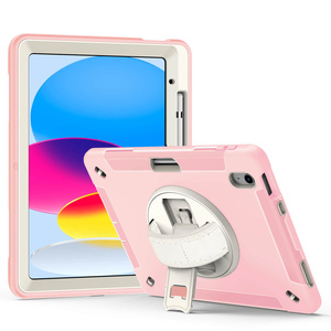 Funda protectora resistente a prueba <span class=keywords><strong>de</strong></span> golpes para tableta resistente personalizada para Ipad 10 generación funda rosa para 10,9 - Product Image 1