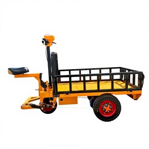 Üç tekerlekli OEM özelleştirilebilir demir malzeme el arabası ile elektrikli arabası konveyör taşıma endüstriyel <span class=keywords><strong>Platform</strong></span> arabaları - Product Image 3