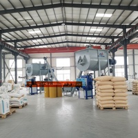 Ligne de production de peinture thermoplastique pour marquage routier avec mélangeur à ruban horizontal pour le marquage des lignes autoroutières