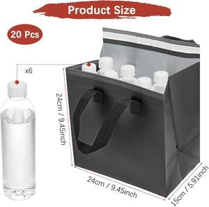 Bolsa de Reparto Aislada Ecológica al por Mayor para Mantener Alimentos Calientes o Fríos, Bolsa de Catering Aislada para Alimentos - Product Image 3