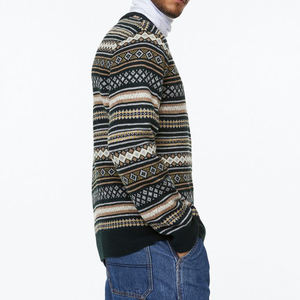 <span class=keywords><strong>Pull</strong></span> d'automne de couleur unie imprimé au crochet <span class=keywords><strong>fait</strong></span> <span class=keywords><strong>maison</strong></span> peut être personnalisé LOGO 100% coton hommes - Product Image 5