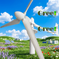Système hybride éolien 1KW 2KW 3KW 5KW hors réseau et sur réseau avec surveillance à distance pour usage résidentiel