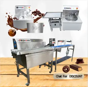 A Automatic other snack food mini guangzhous chocolate tempering processing making machine for small business retail scale ideas