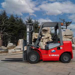 Montacargas Diésel de 2-5 Toneladas, Altura de Elevación de 3-6 m, Posicionador Automático de Horquillas, Desplazador Lateral, Neumáticos Sólidos, Logística de Almacén - Product Image 2