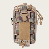 Pochette de ceinture EDC portable à dégagement rapide pour l'extérieur, organisateur multifonctionnel, sac tactique de taille Molle avec bandoulière