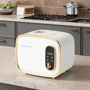 Mini Máquina para Hacer Pan Automática Multifunción de Acero Inoxidable, Fermentación de Masa, Temporizador Controlado por Aplicación, Estilo Francés/Alemán - Product Image 3