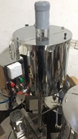 Machine de remplissage et de mélange chauffante 30L/15L pour rouges à lèvres, avec trémie de mélange et réservoir chauffant, idéale pour le remplissage de chocolats, crayons et savons faits main