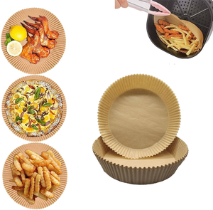 Papel de Cocina Desechable para Freidoras de Aire de 6.3 y 7.9 Pulgadas, Revestido para Uso Alimentario - Ideal para Galletas y Pan - ¡Venta Caliente! - Product Image 1