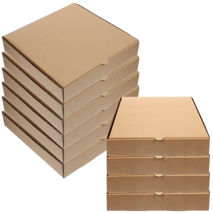 Bio-degradable Custom Printed Waterproof Takeaway Container Food Grade Custom Pizza Box for Food