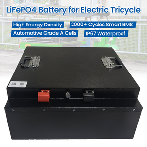 Baterai Lithium Tegangan Tinggi 72V 200Ah untuk Kendaraan Roda 3, Muatan Penuh 6 Orang, Mendukung Pendakian, Densitas Energi Tinggi - Product Image 1