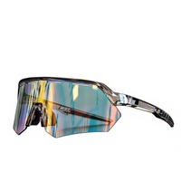 Lunettes de cyclisme professionnelles à demi-monture avec verres photochromiques pour utilisation de jour/nuit, lunettes de sport pour vélo de route pour myopes