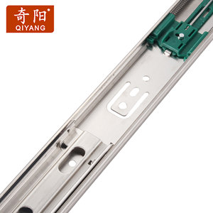 Qiyang 3 Lần Thép Không Gỉ Đầy Đủ Mở Rộng Bóng Mang Mềm Đóng Ngăn Kéo Trượt 45Mm Trượt Phần Cứng Cho Đồ Nội Thất Tủ - Product Image 5