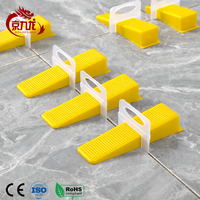 Système de nivellement de carreaux : Clips et cales réutilisables pour l'installation de carreaux de céramique, outil d'espacement