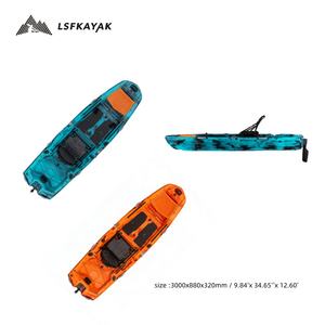 <span class=keywords><strong>Kayak</strong></span> de pêche en <span class=keywords><strong>mer</strong></span> solo modulaire fiable et performant de 3 mètres (10 pieds) avec propulsion par les pagaies - Product Image 4