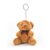 Mini porte-clés en peluche ours en peluche mignon en gros personnalisé