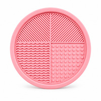 Plateau à lécher en silicone 13CM, petit format, pour chat, chien et lapin, tapis d'alimentation multi-textures, plateau d'alimentation pour animaux de compagnie