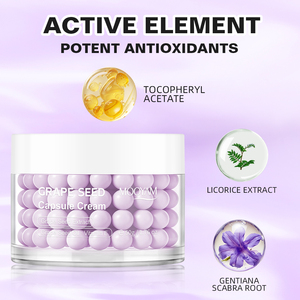 Crème <span class=keywords><strong>Visage</strong></span> <span class=keywords><strong>Anti</strong></span>-Âge Hydratante Éclaircissante et Raffermissante aux Pépins de Raisin en Capsules – Fabricant de Soins de la Peau - Product Image 3
