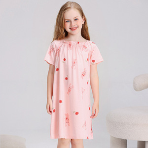 Pijamas para Meninas e Bebês em Atacado, Conjunto de Roupas de Dormir de Viscose de Bambu com Manga Curta - Product Image 1