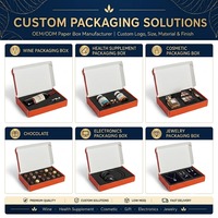 Cajas de Embalaje de Cartón Corrugado de Color Personalizado, de Alta Gama, Ecológicas, Resistentes, con Laminado Mate y Forro de Esponja