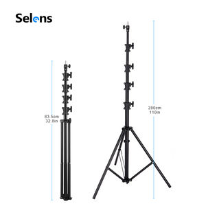 Trípode de Iluminación Resistente y Ajustable con Sistema de Soporte con Amortiguación de Aire Selens de 450 cm/15 pies para Fotografía de Estudio - Product Image 6
