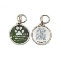 RFID Pet Collars Tag Anti-Lost Hunde marke NFC Einzigartige ID QR Code Hang Schlüssel bund für Pet Tag
