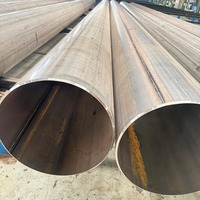 Venta Directa de Fábrica, Tubería de Acero Soldada de Gran Diámetro, Q235B Q345 16Min, Costura Recta Ordinaria, Alta Calidad y Personalizable