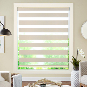 Waterproof Clear Built-In <strong>Horizontal</strong> Modern Electric Fabric Roll Small Window <strong>Blind</strong> Zebra Shades Blackout <strong>Blinds</strong> Plain Durable - Product Image 2