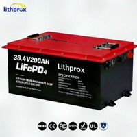 Batterie à décharge profonde haute performance 36V 200AH LiFePO4 de qualité A avec BMS intelligent marin, bus CAN, borne M8, plus de 6000 cycles, CE RoHS IP67 OEM ODM