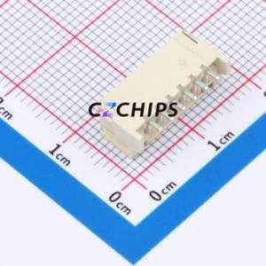 ZX-PH2.0-6PWT Wire-to-<b>Board</b> <b>Pin</b> Header SMD,P=2mm,Horizontal Mount Connector 1x6P 2mm Horizontal Mount PH - Product Image 2