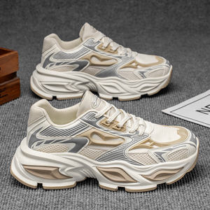 <b>Mens</b> Sports and Casual <b>Shoes</b> Breathable Mesh Comfortable and Wear-resistant Thick Sole Height-increasing Running <b>Shoes</b> for <b>Men</b> - Product Image 6