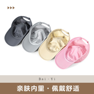 Casquette de baseball légère pour femme, noire, en maille, séchage rapide, protection solaire, chapeau de sport d'extérieur, printemps-été, usage décontracté - Product Image 4