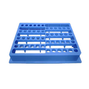 Soporte de plástico multiusos CIDA para placas de laboratorio, tubos de centrífuga, tubos EP y tubos de PCR de 8 pocillos - Product Image 3