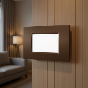 Plaque en technopolymère couleur bronze 3 places compatible avec Living International - Product Image 3