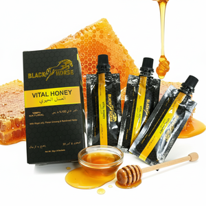 Miel cru 100% naturel Black Horse Vital Royal Honey pour hommes, personnalisation OEM privée - Product Image 1