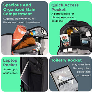 Sac à raquettes de pickleball multi-poches, sac à dos de tennis pour femmes, sac de badminton, sac de <span class=keywords><strong>raquette</strong></span> de padel personnalisé avec compartiment à chaussures - Product Image 3