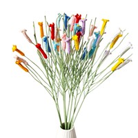 Handgefertigter Häkel-Feuerwerksblumenstrauß Häkelblumenstrauß Valentinstagsgeschenke Muttertagsgeschenke