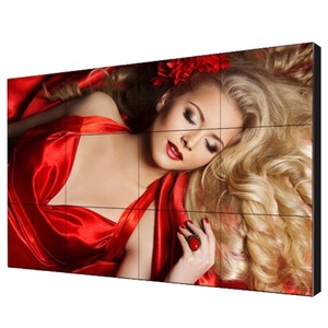 Prix Bas – Écran publicitaire 4K de 46, 49, 55, 65 pouces, panneau mural LCD 3x3 à cadre ultra-fin, moniteur vidéo mural à assembler, support mural - Product Image 1